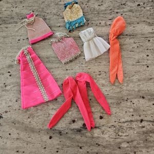 Vintage Dawn doll by Topper outfits.